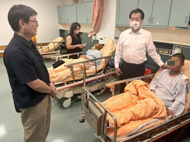 嘉義縣忠和國中棒球隊赴賽遇車禍 黃偉哲市長關切