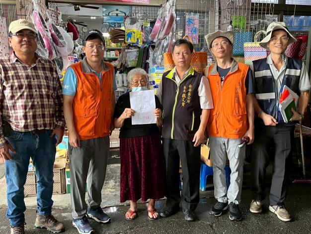 安南區公所配合行政院雲嘉南災後復原前進指揮所啟動修繕媒合計畫