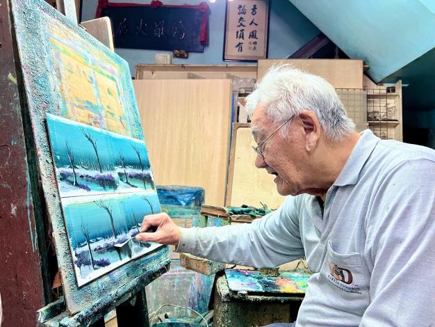 臺南市政府民治市政中心藝文展：范春展創作個展--彩繪半世紀．回眸油愛