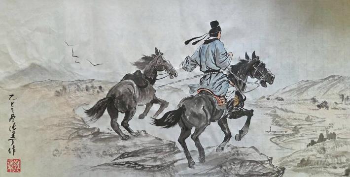 臺南市政府民治市政中心藝文展：張進丁個展--墨韻人生・返鄉心語