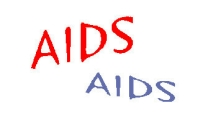 AIDS文字圖
