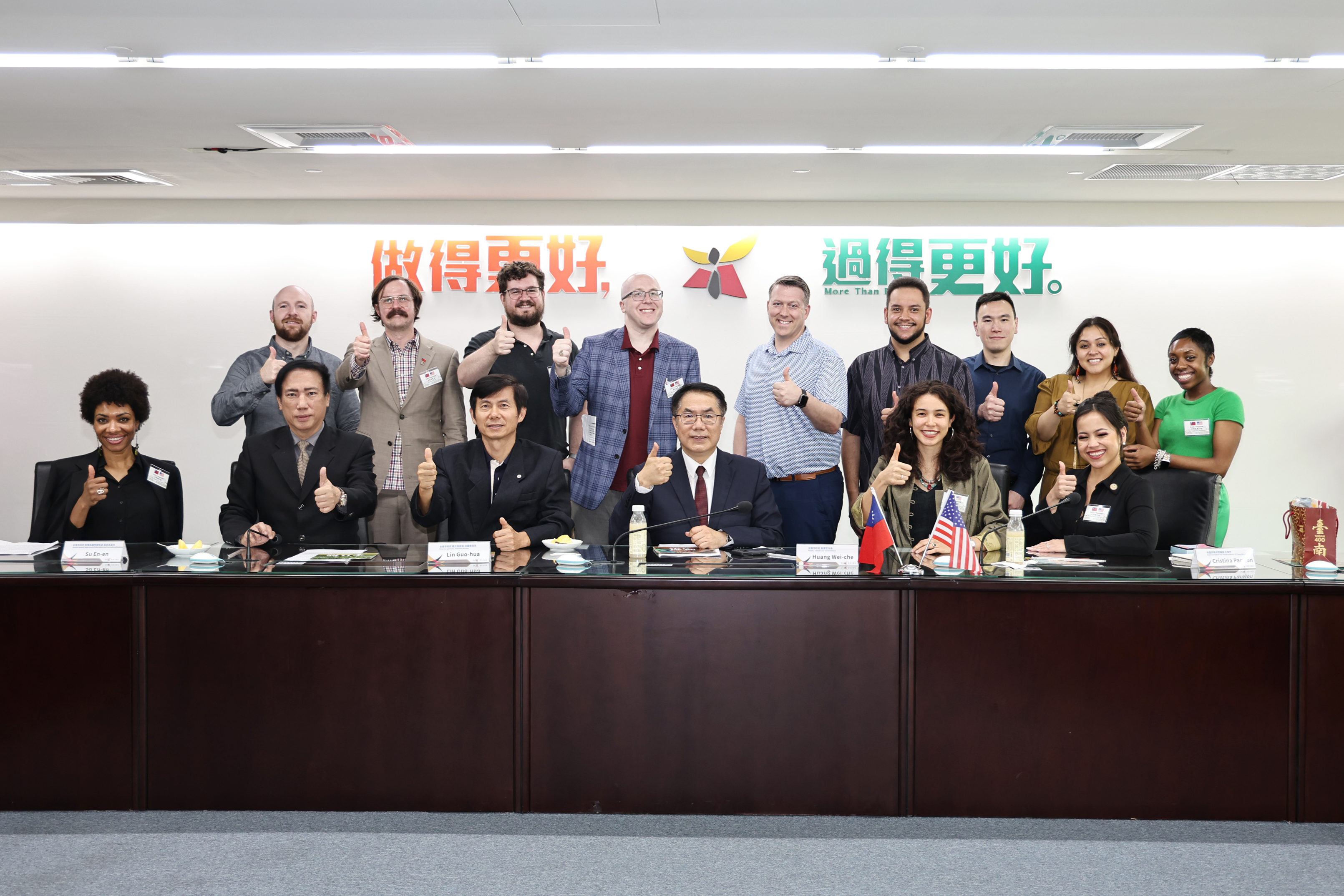 U.S. Young Leaders Delegation Visits Tainan, Mayor Looks Forward To Closer Regional Interactions Between Taiwan And US