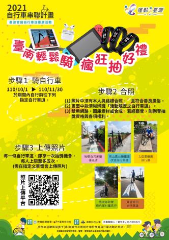 110年運動i臺灣-「自行車串聯計畫」海報