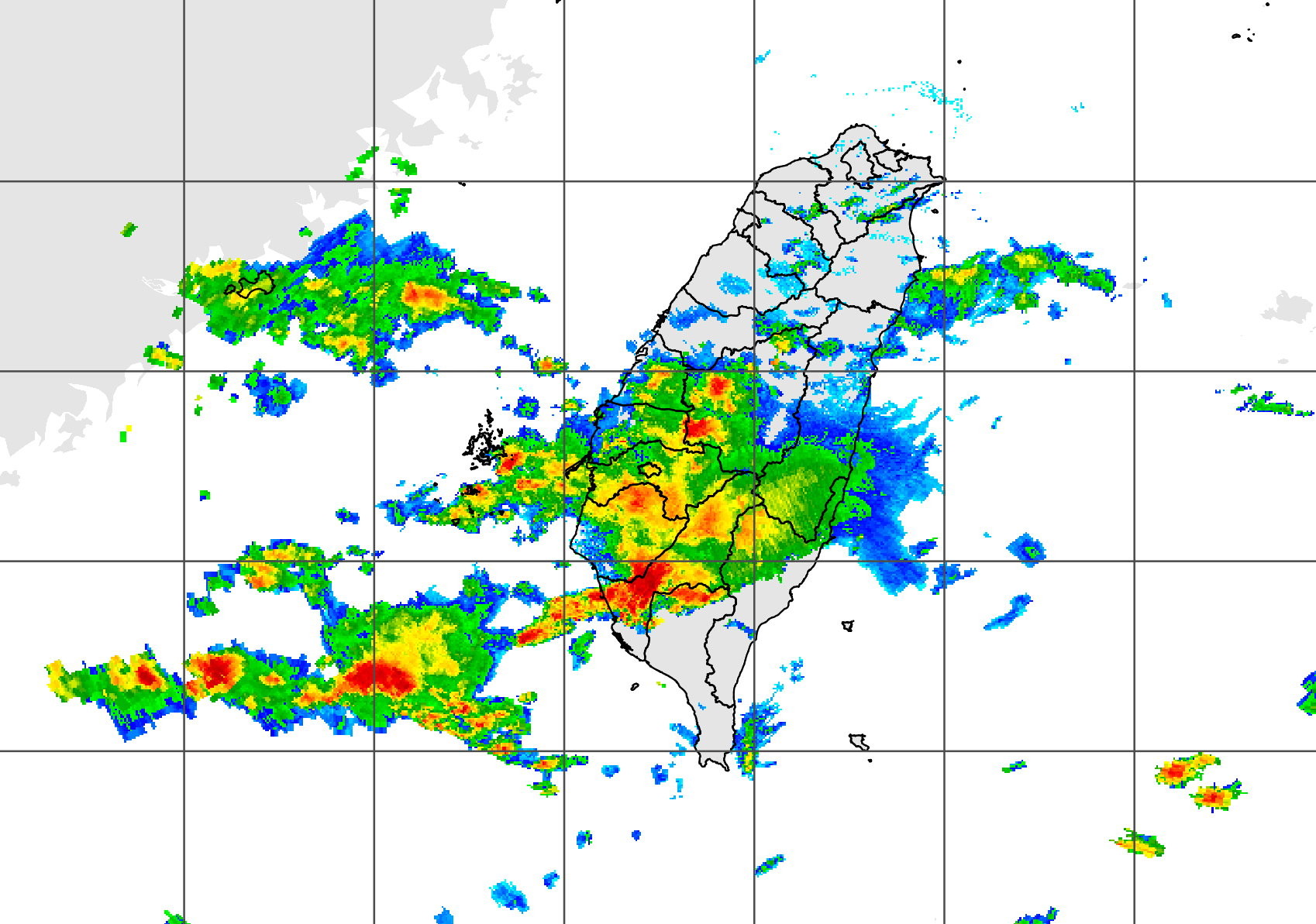 玉井區公所 氣象局於今日 5 9 發佈對男部地區豪大雨特報