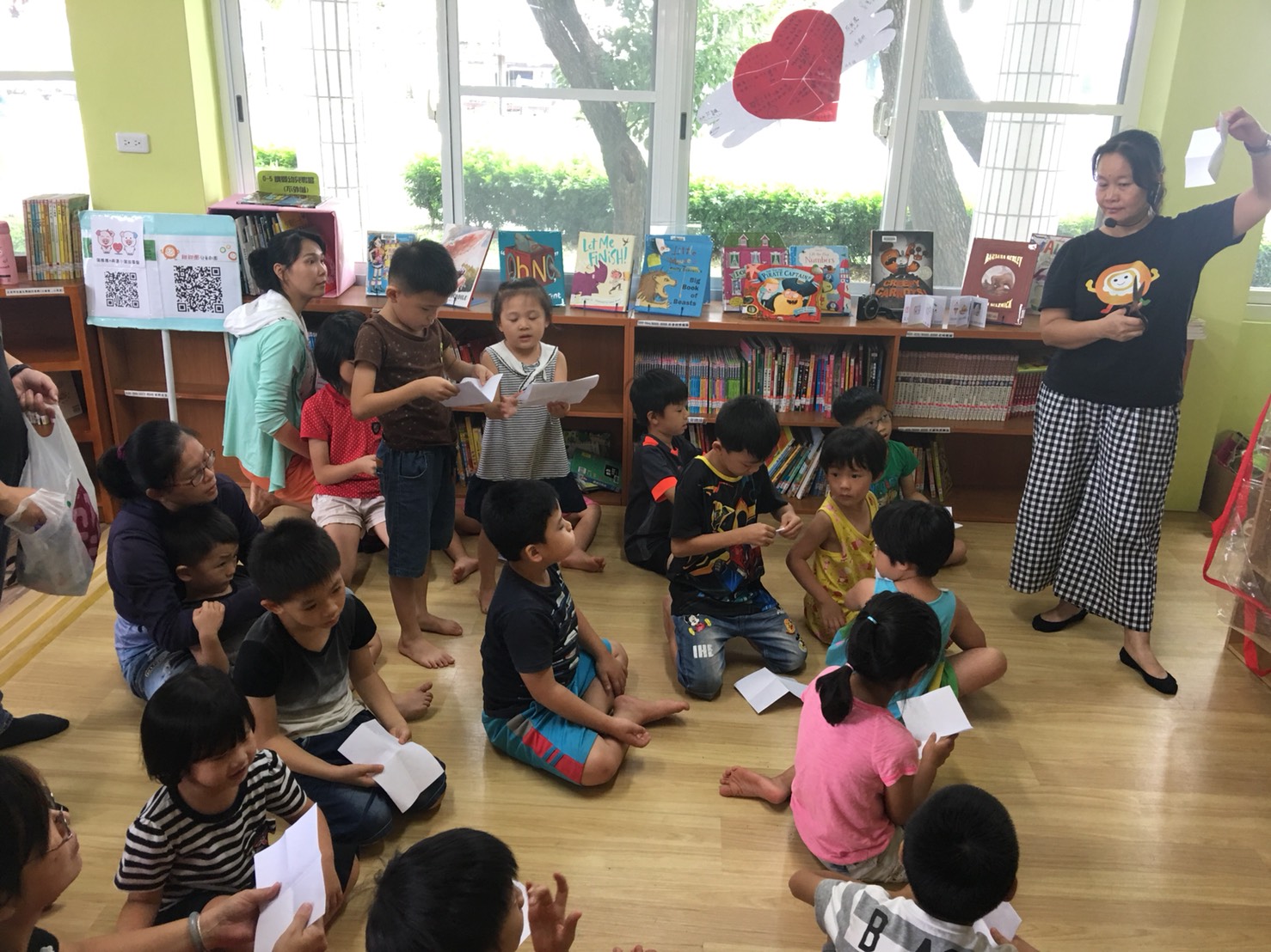 臺南市白河區公所-白河區圖書館英文育樂營第4天