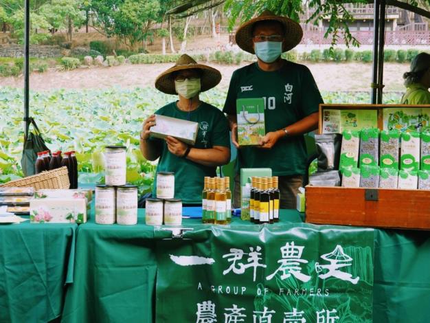 青農、業者與文創工作者設攤，推廣臺南在地優質農產