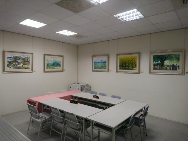 莊慶芳彩畫人生個展現於安平區政藝廊展出