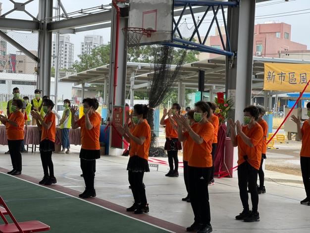 風雨球場體健設施啟用典禮新市社區表演