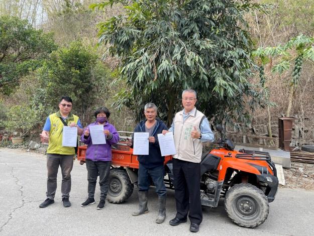 左鎮-區公所簽署農用機具支援協定 公私協力強化防災量能
