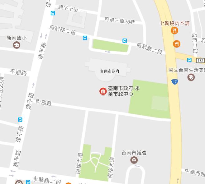 永華市政中心地圖