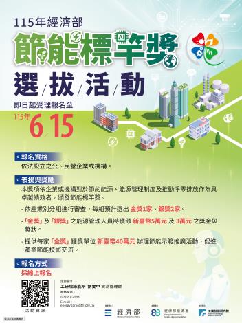 臺南市六甲區公所-「115年經濟部節能標竿獎選拔活動與節能觀摩會」