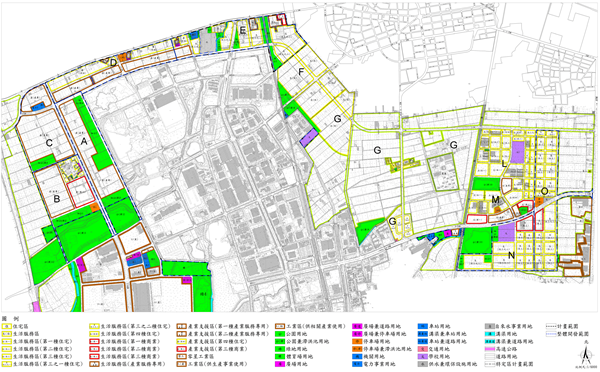 臺南科學工業園區特定區土地使用分區計畫圖(1)