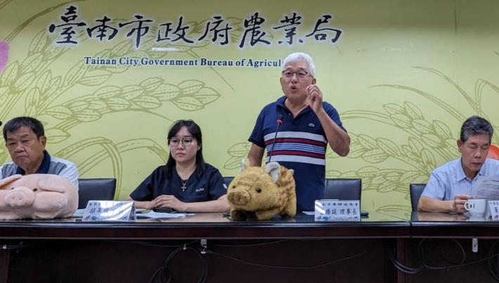 圖二、產業團體代表期許臺灣早日成為豬瘟非疫區。
