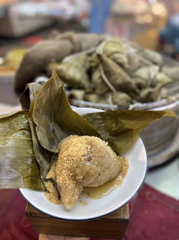 佳里中山市場-陳家肉粽產品特寫照