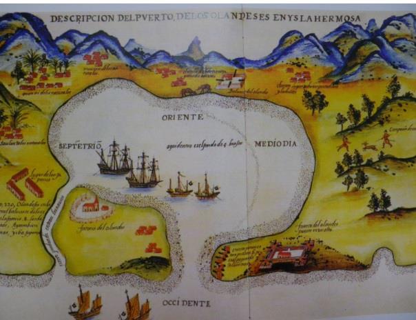 17世紀台江地圖(荷據時期)