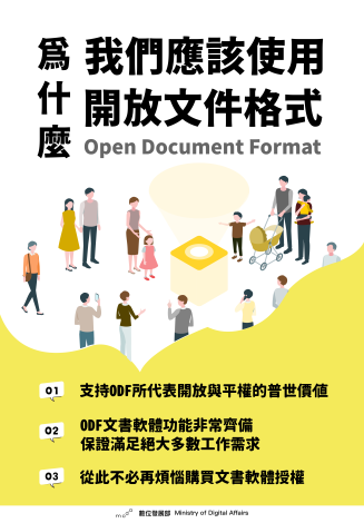 ODF開放格式文件-宣導海報2-為什麼我們應該使用開放文件格式