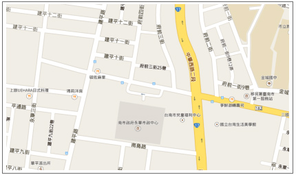 本處永華市政中心辦公室地圖