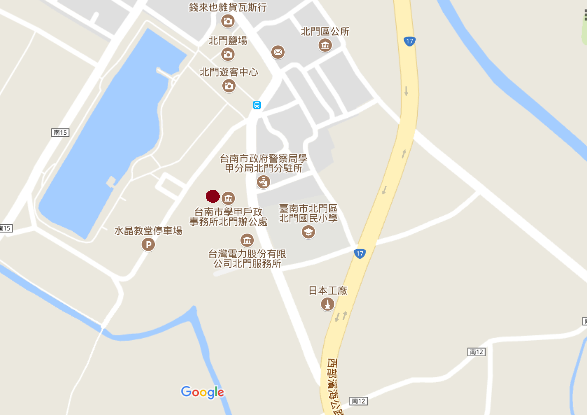 北門辦公處位置圖
