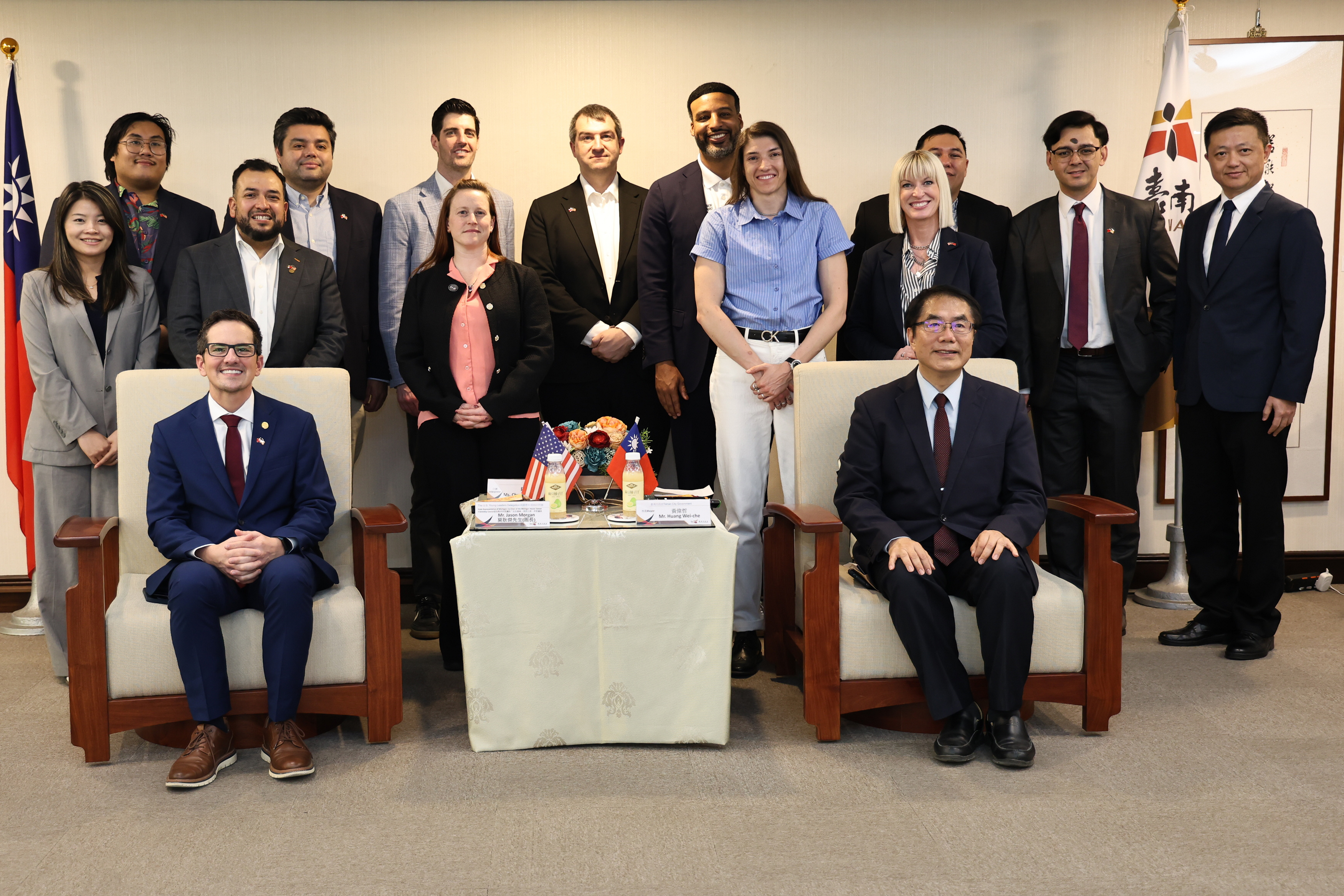 美國州政界青年領袖訪台南 黃偉哲分享地方治理經驗