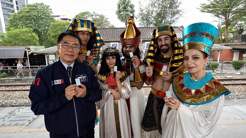 奇美博物館《埃及之王：法老》展覽熱烈，逾15萬人次參觀，清明連假推出限量貼紙活動