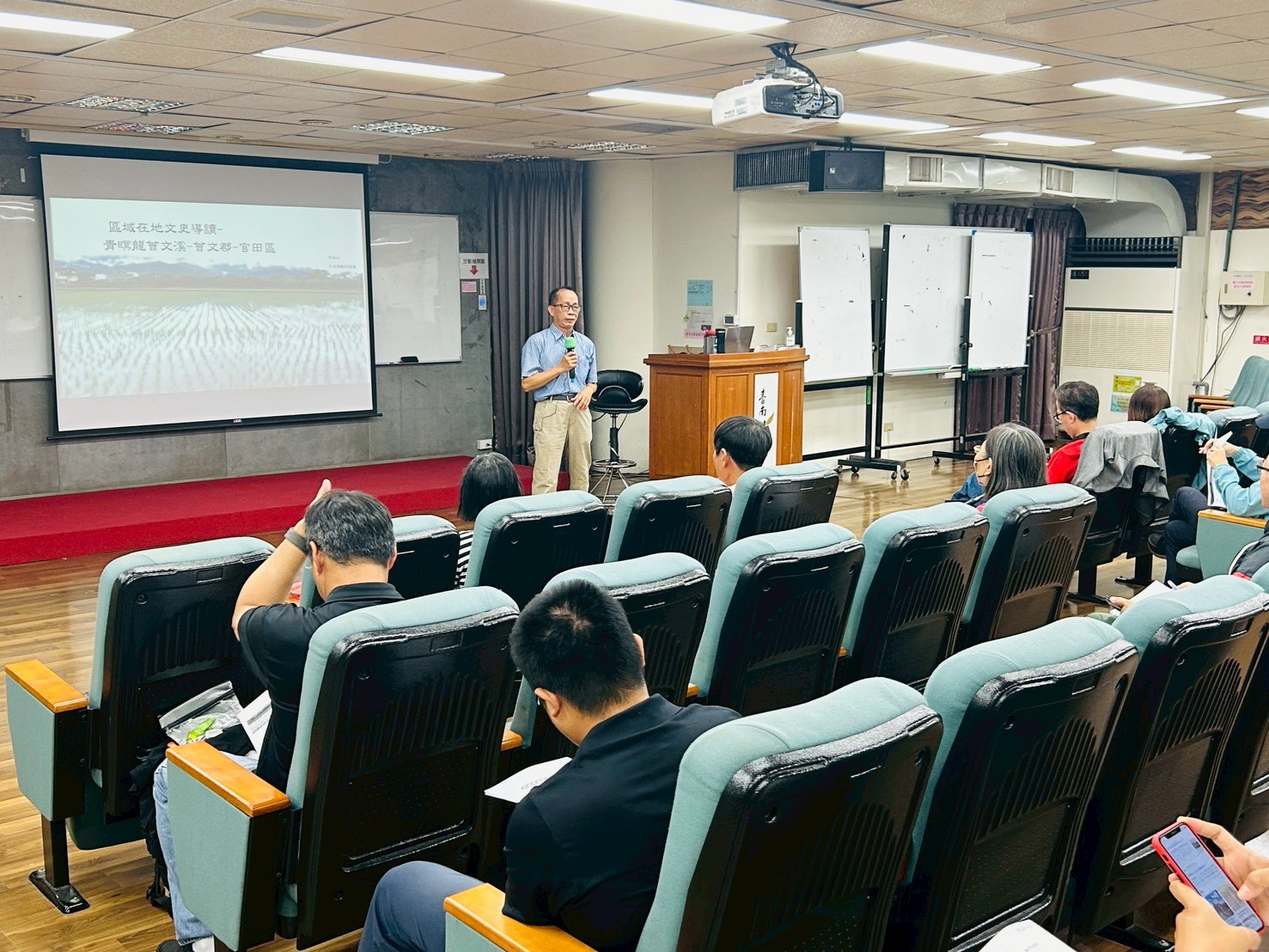 臺南埤塘觀光多語導覽員培訓 今(1)日葫蘆埤華語導覽員首先開跑 共培訓20名導覽員推廣埤塘文化