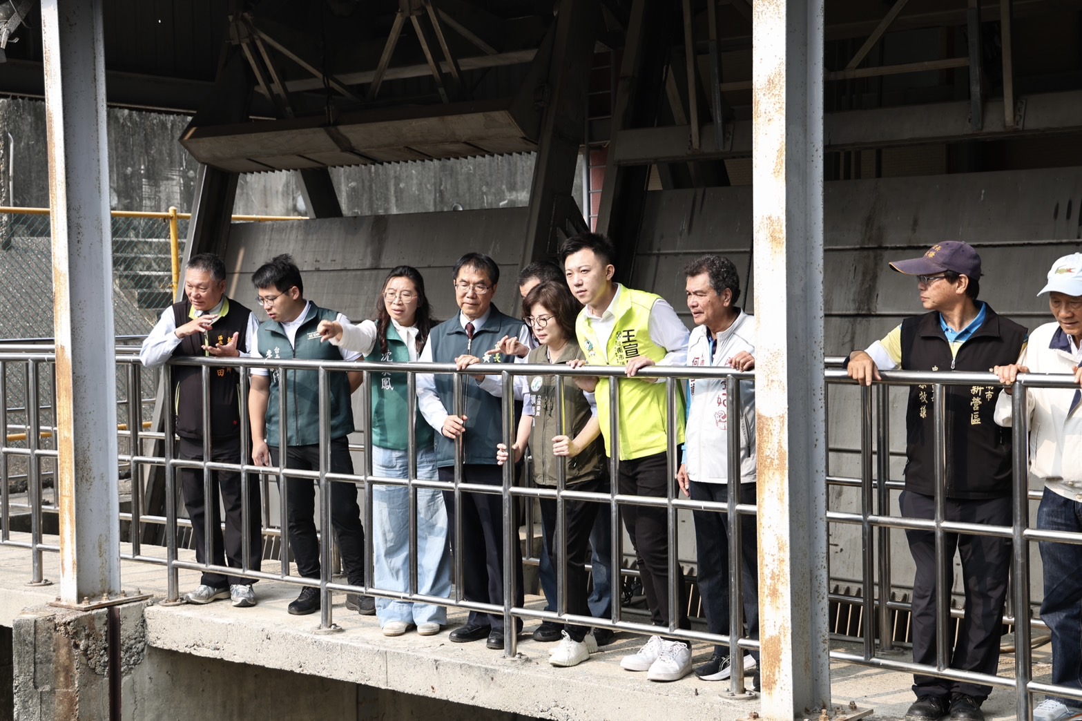 黃偉哲視察南興抽水站更新工程　確保汛期防洪無虞