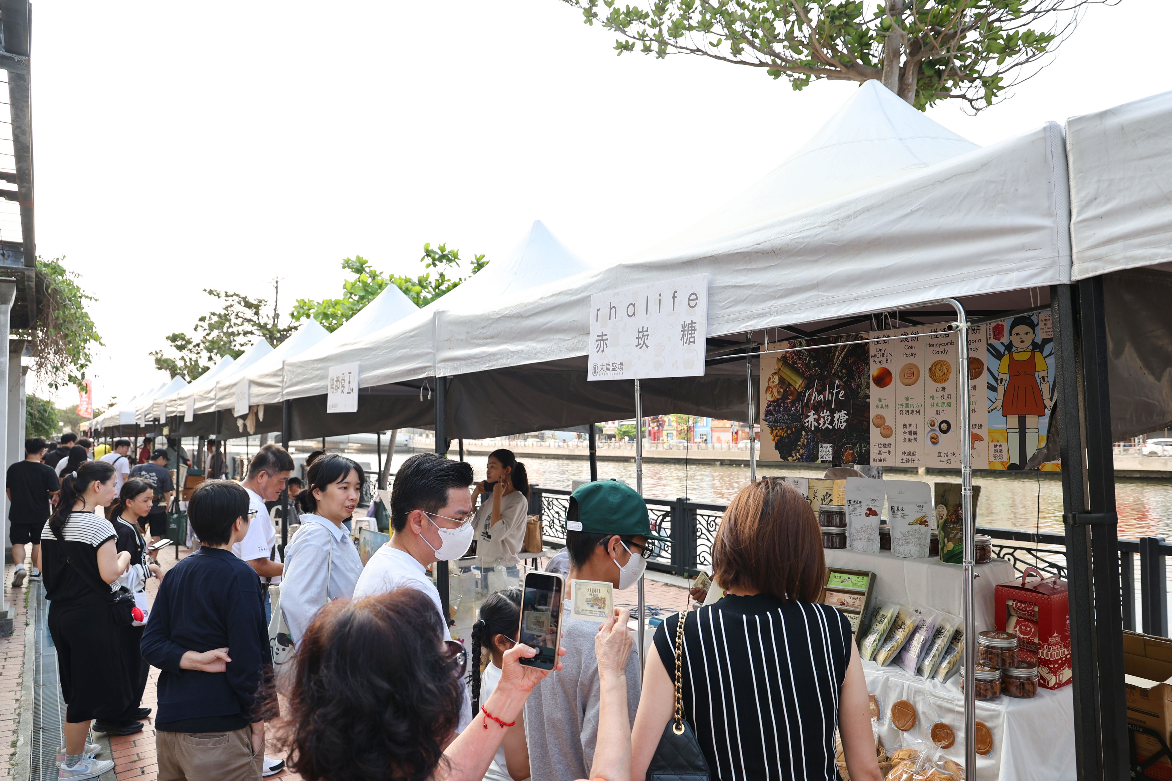 黃偉哲推動安平運河百年計畫，大員盛場市集盛大開幕，歡迎民眾體驗台南歷史文化