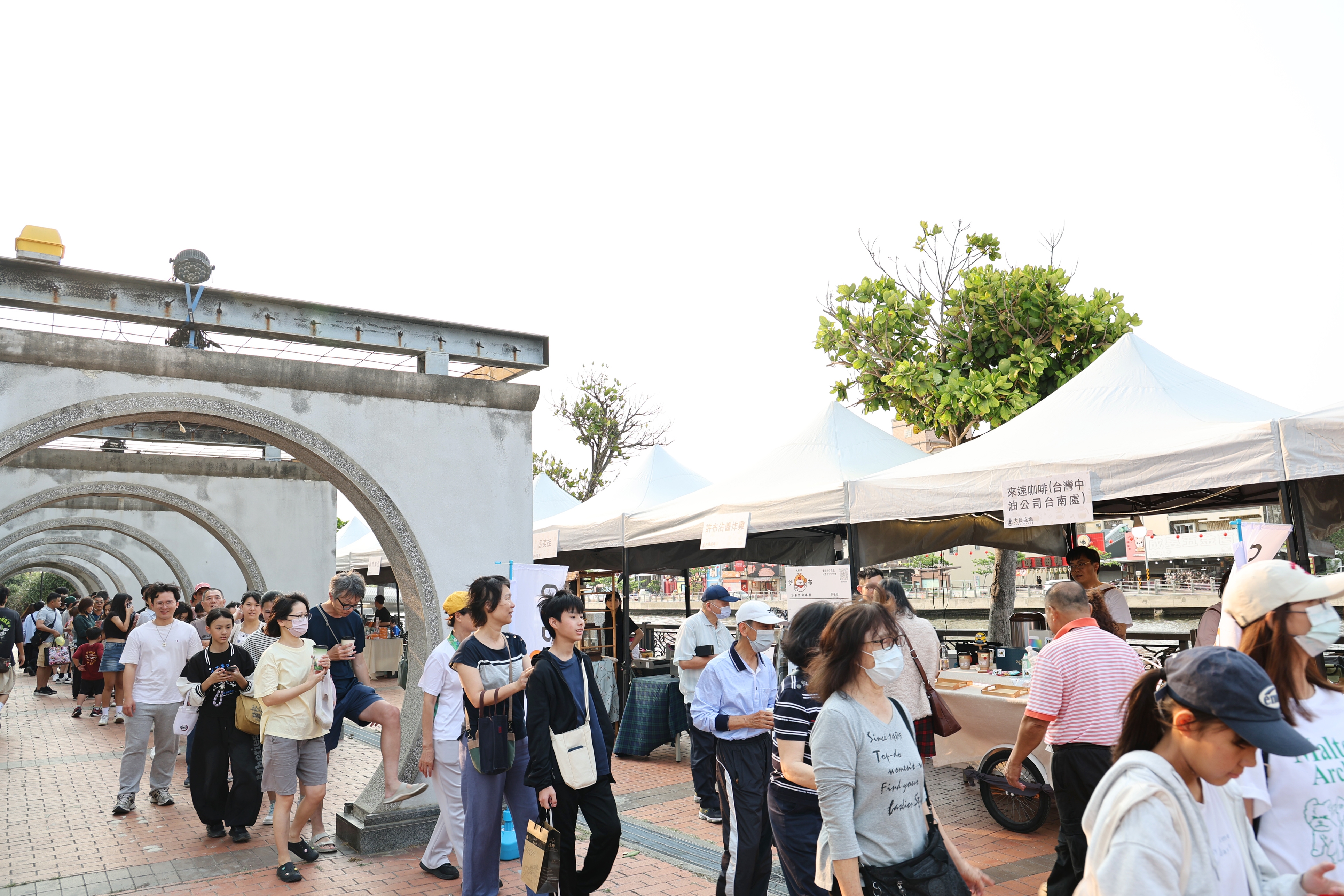 黃偉哲推安平運河百年計畫   「大員盛場」市集開張邀民眾走訪