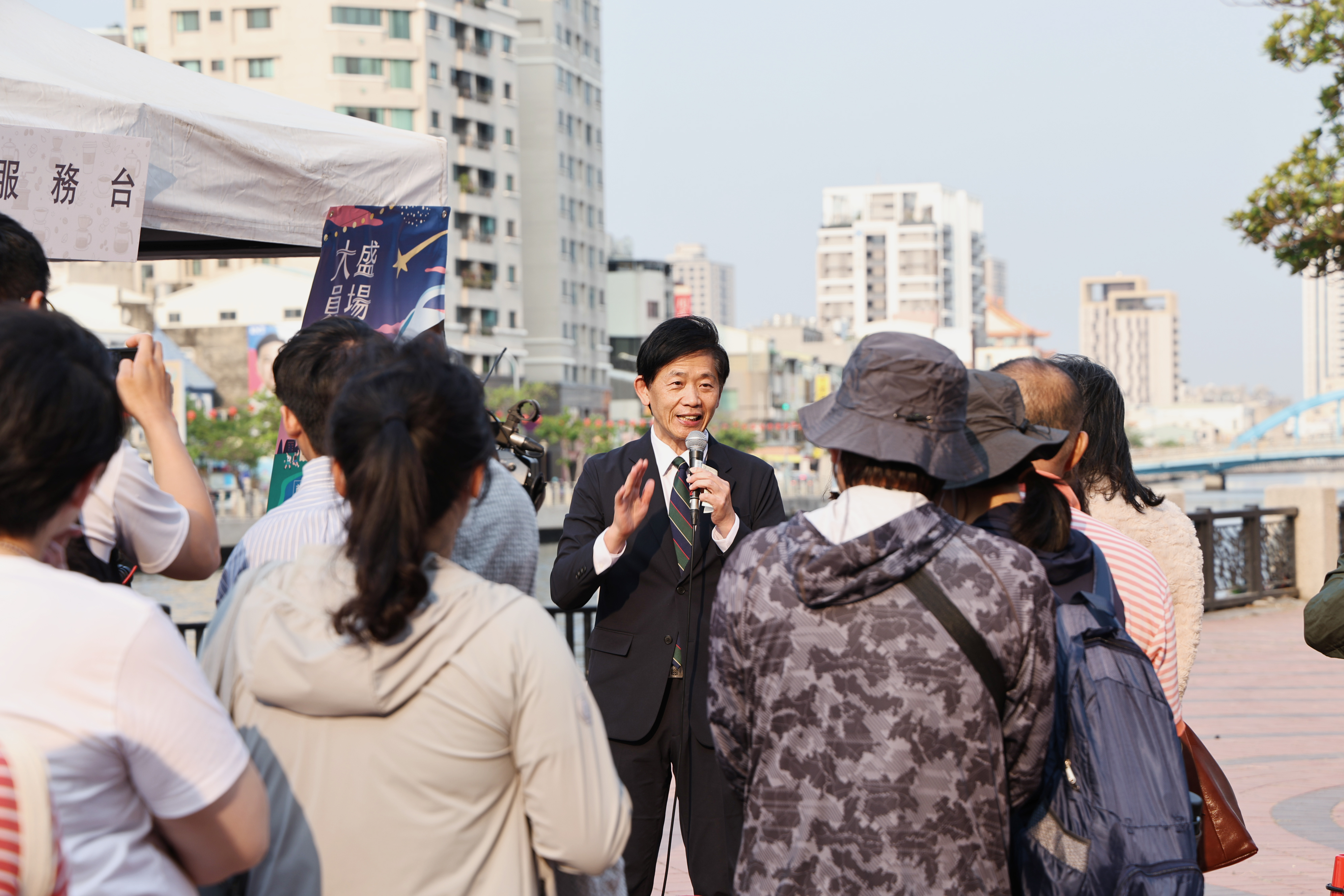 黃偉哲推安平運河百年計畫   「大員盛場」市集開張邀民眾走訪