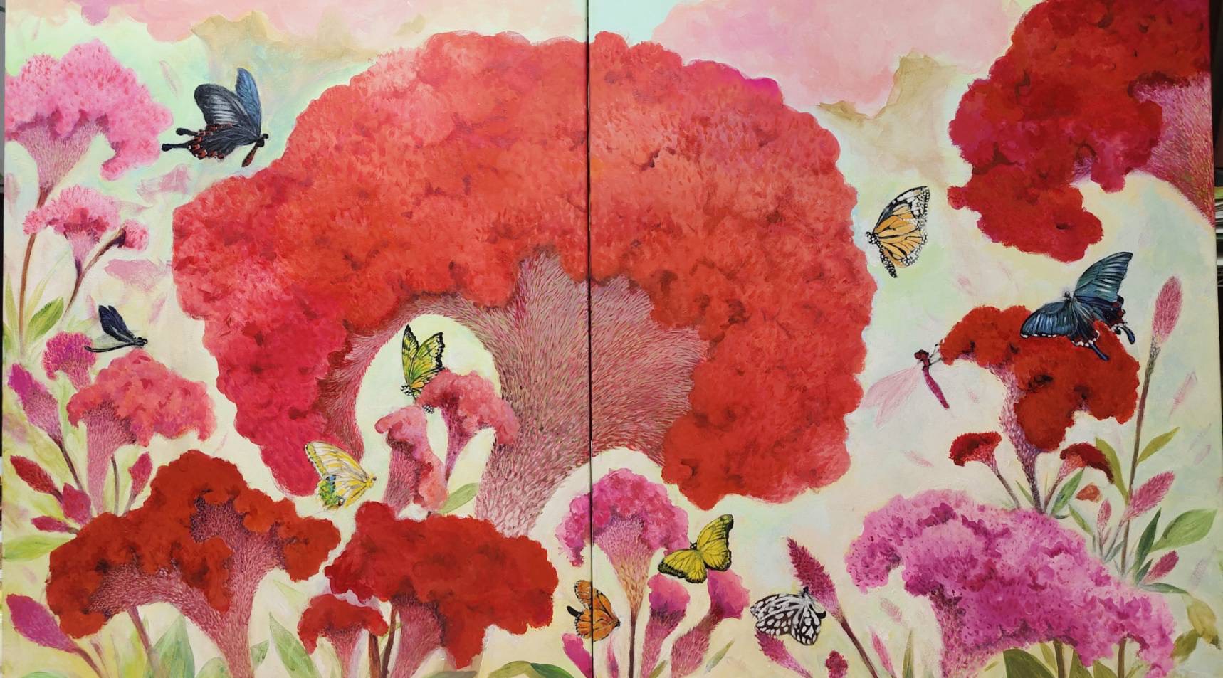 劉麗芬「風生水起･花開盛事」藝術聯展走入市政空間，藝術滋養市民心靈