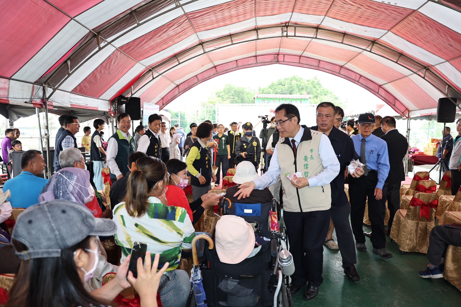學甲區大灣農村社區土地重劃工程正式啟動 黃偉哲肯定是雙贏政策
