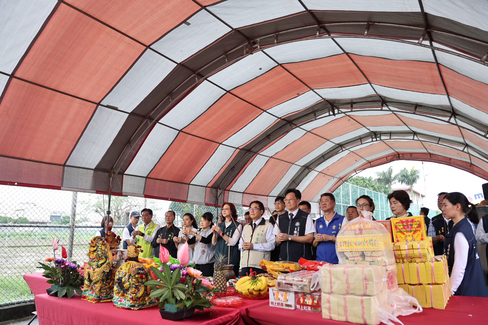 學甲區大灣農村社區土地重劃工程正式啟動 黃偉哲肯定是雙贏政策