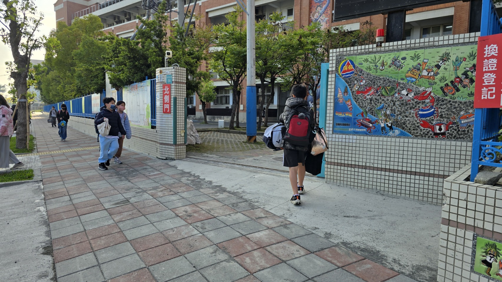 海佃國小通學步道串聯海佃國中 打造安心上學、悠遊社區的人本廊道