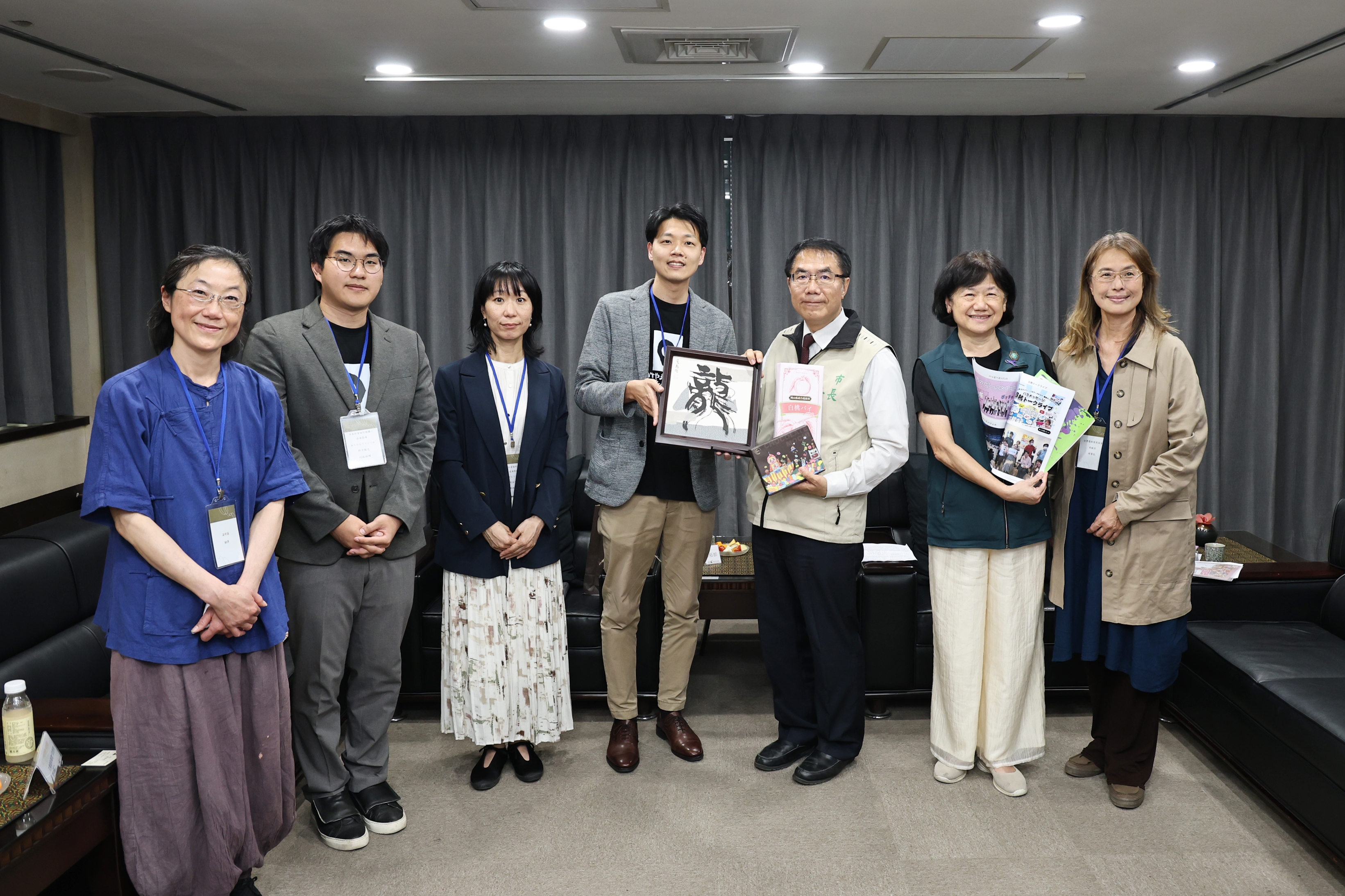 日本岡山感恩工坊拜會市府交流社福發展  黃偉哲盼提供身障者更多發揮機會