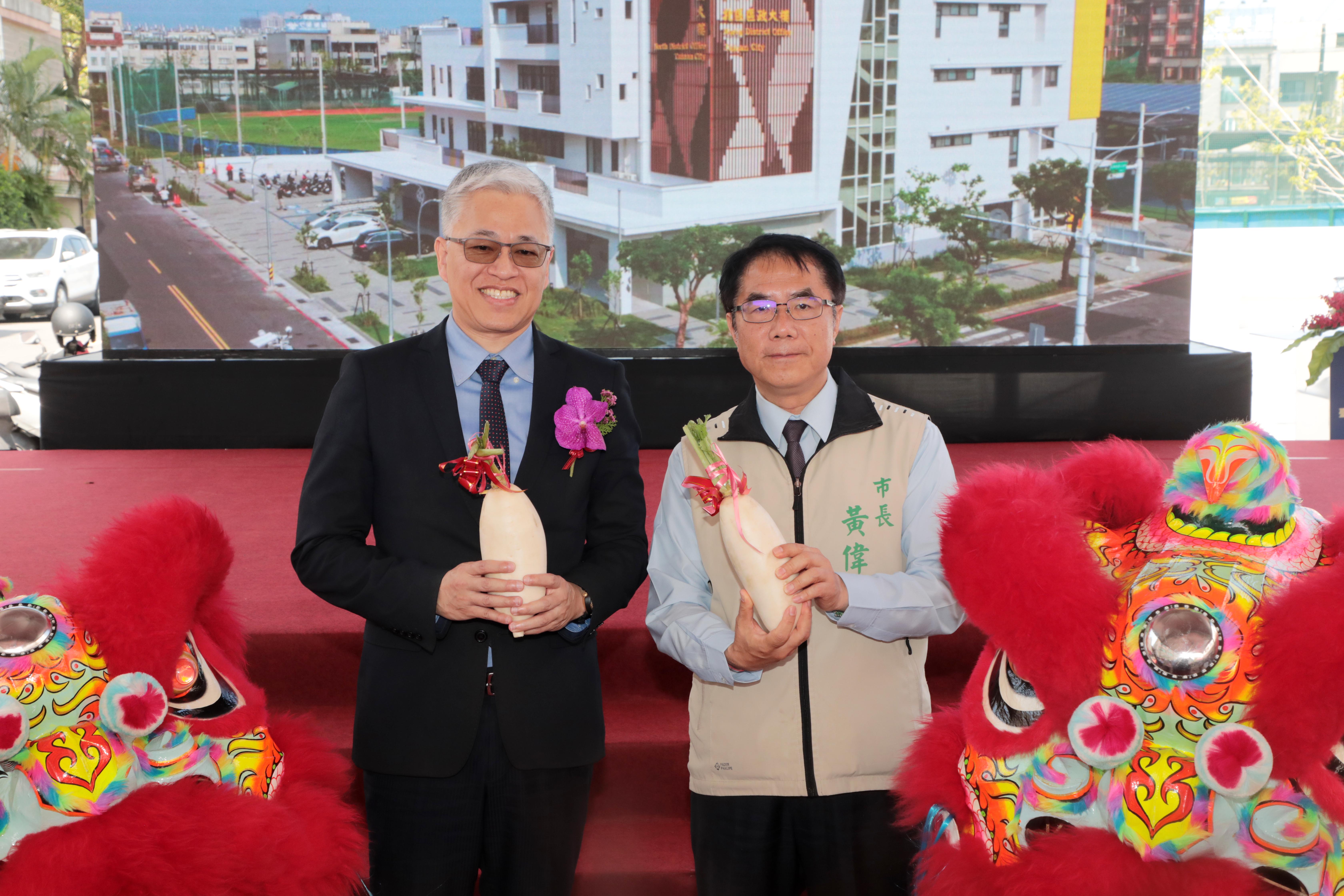 台南市北區新區政大樓啟用 黃偉哲：打造三合一便民服務據點