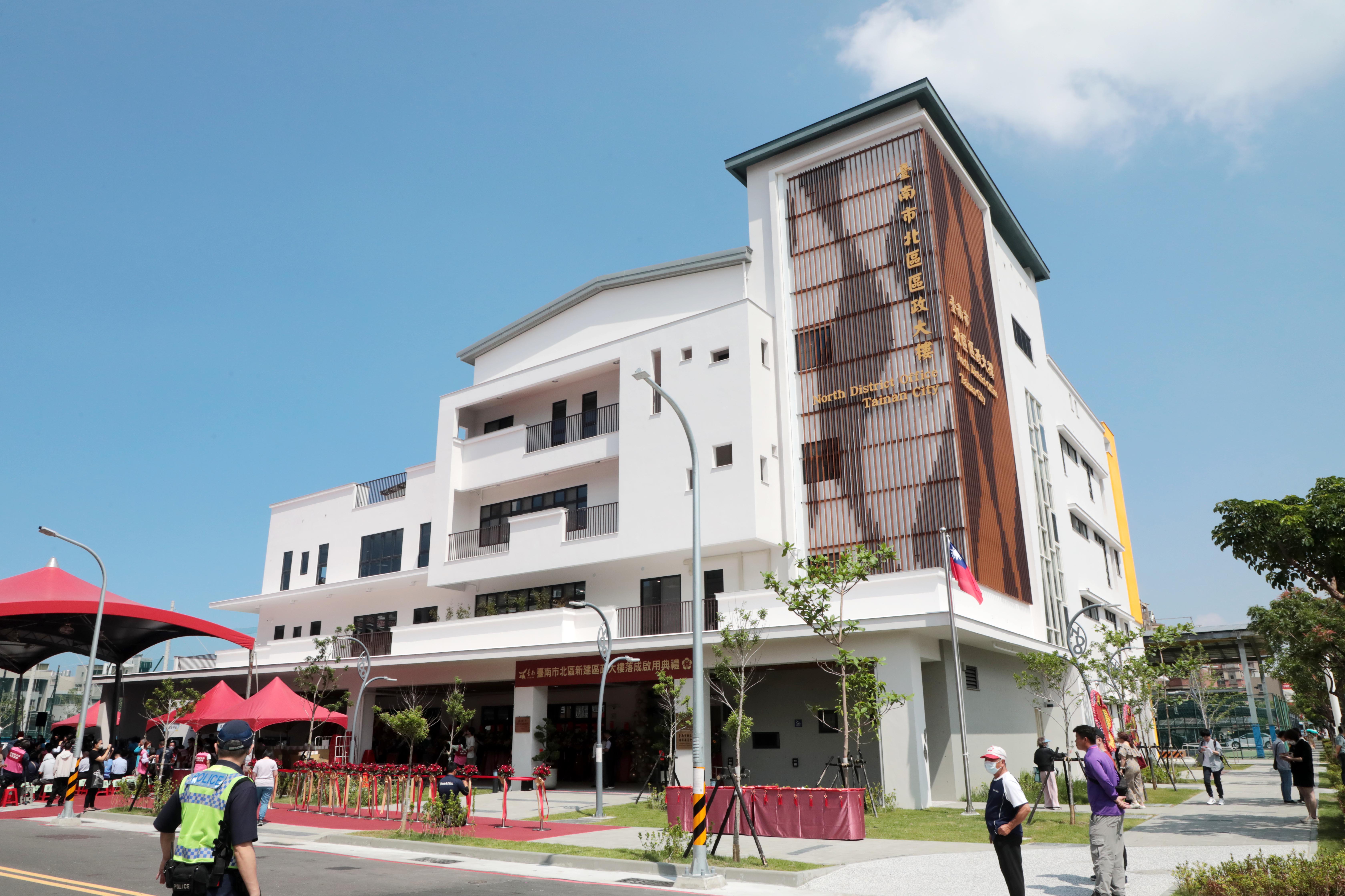 北區新區政大樓今啟用  黃偉哲：打造三合一便民服務新據點