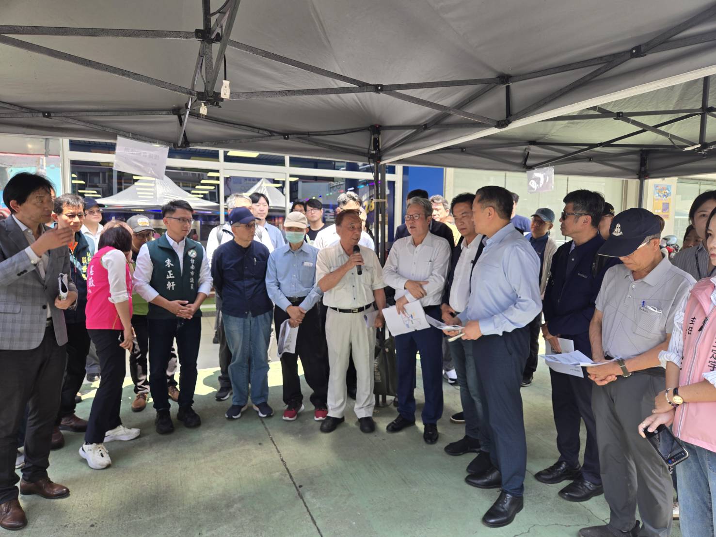 行政院工程會現勘臺南捷運第一期藍線  工程經費審議通過後即可招標