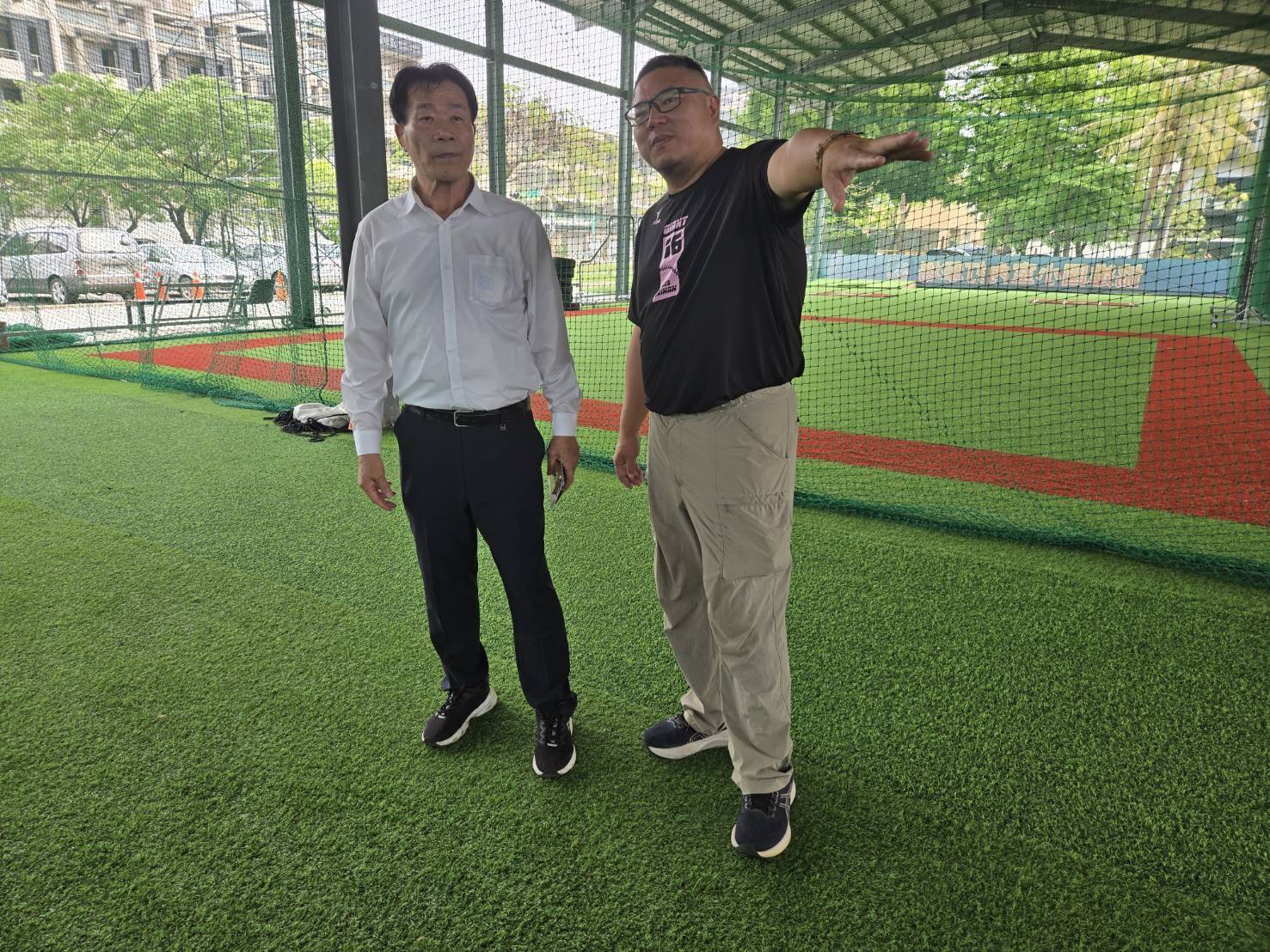 體育局巡檢多處棒球場　優化球場環境打造安全運動場域