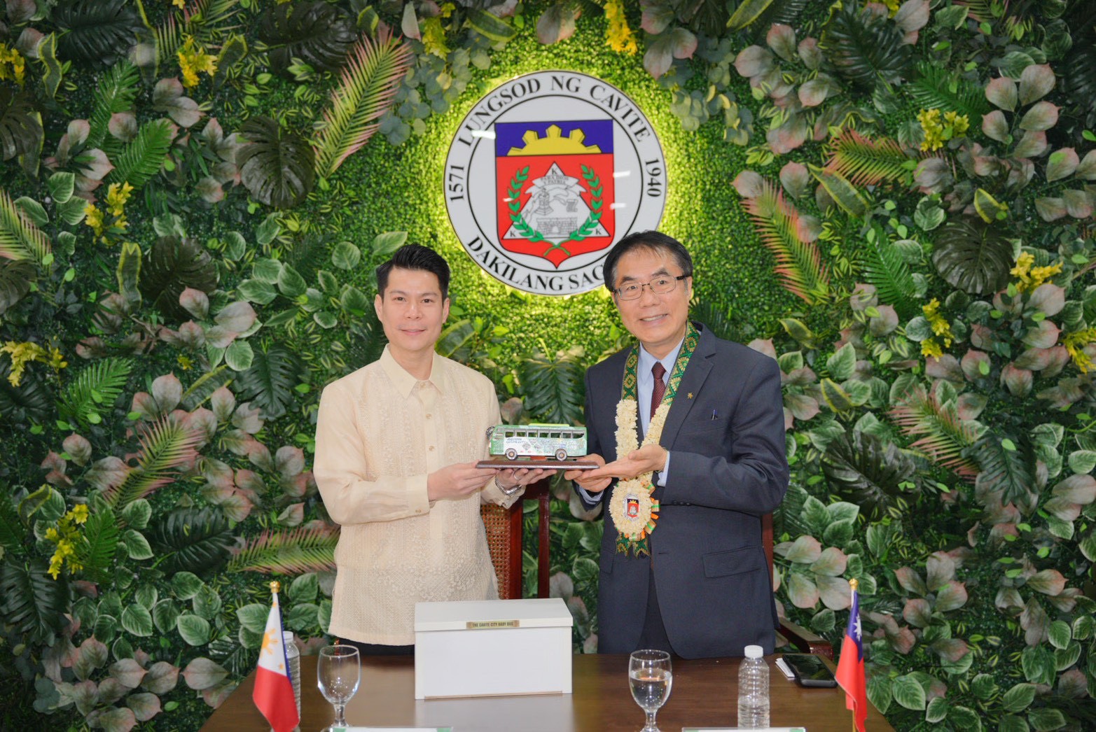 以最精簡的時間做最精實的交流  黃偉哲訪菲首站抵姊妹市加美地市