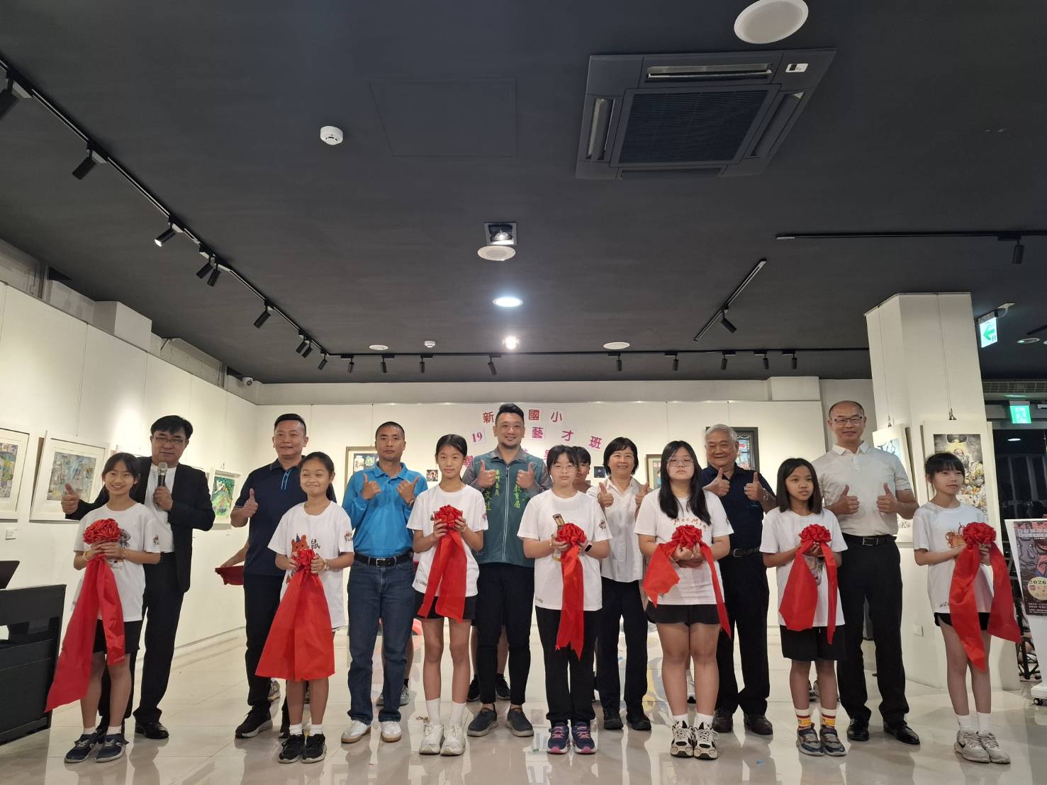 「穩步啟航．藝啟未來」 新市區國中小美術藝才班48位畢業生248件作品在新港社地方文化館盛大展出