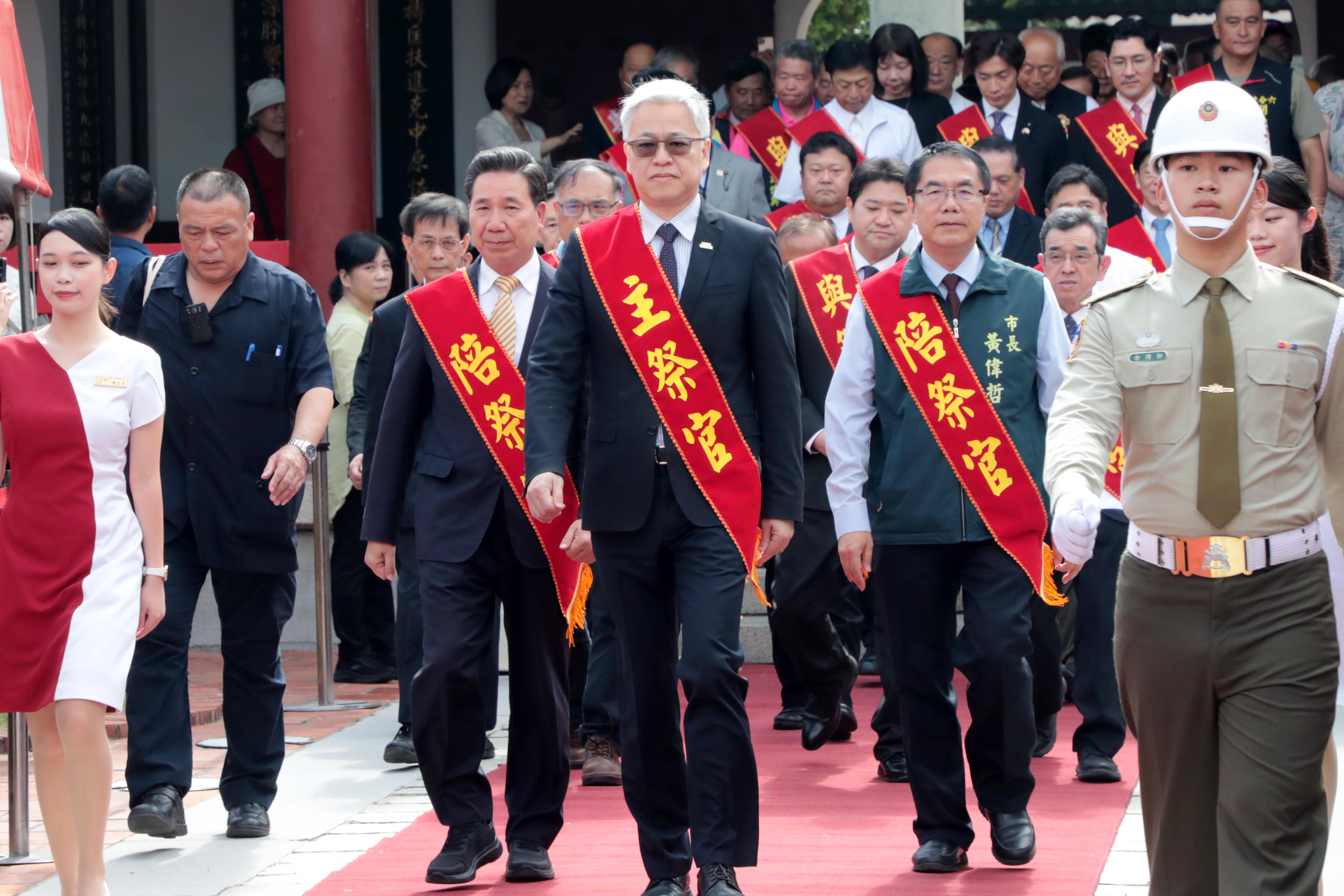 鄭成功來台365週年中樞祭典　台南承續開台精神深化台日交流情誼