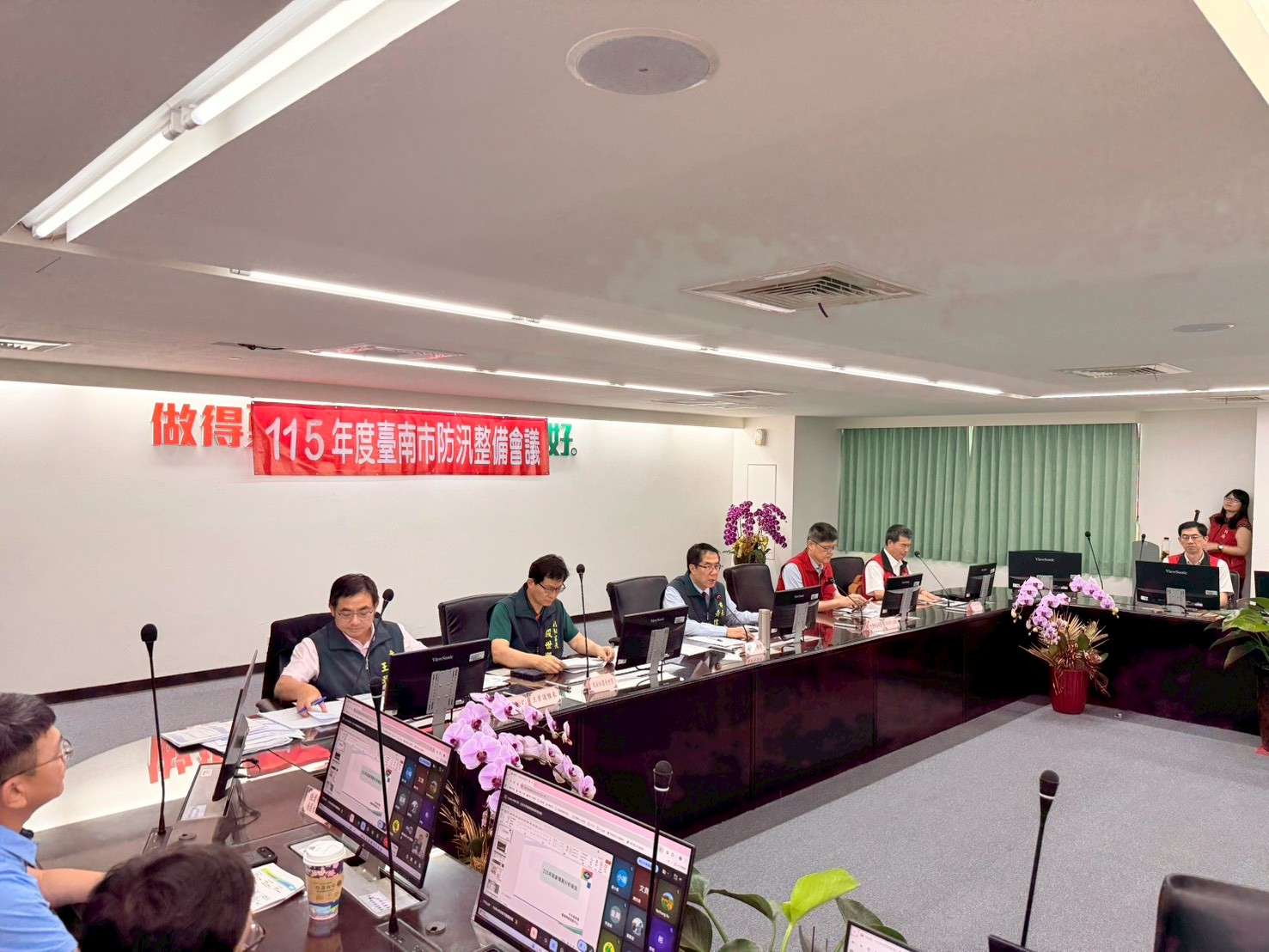 黃偉哲市長主持臺南市防汛整備會議 守護市民安全