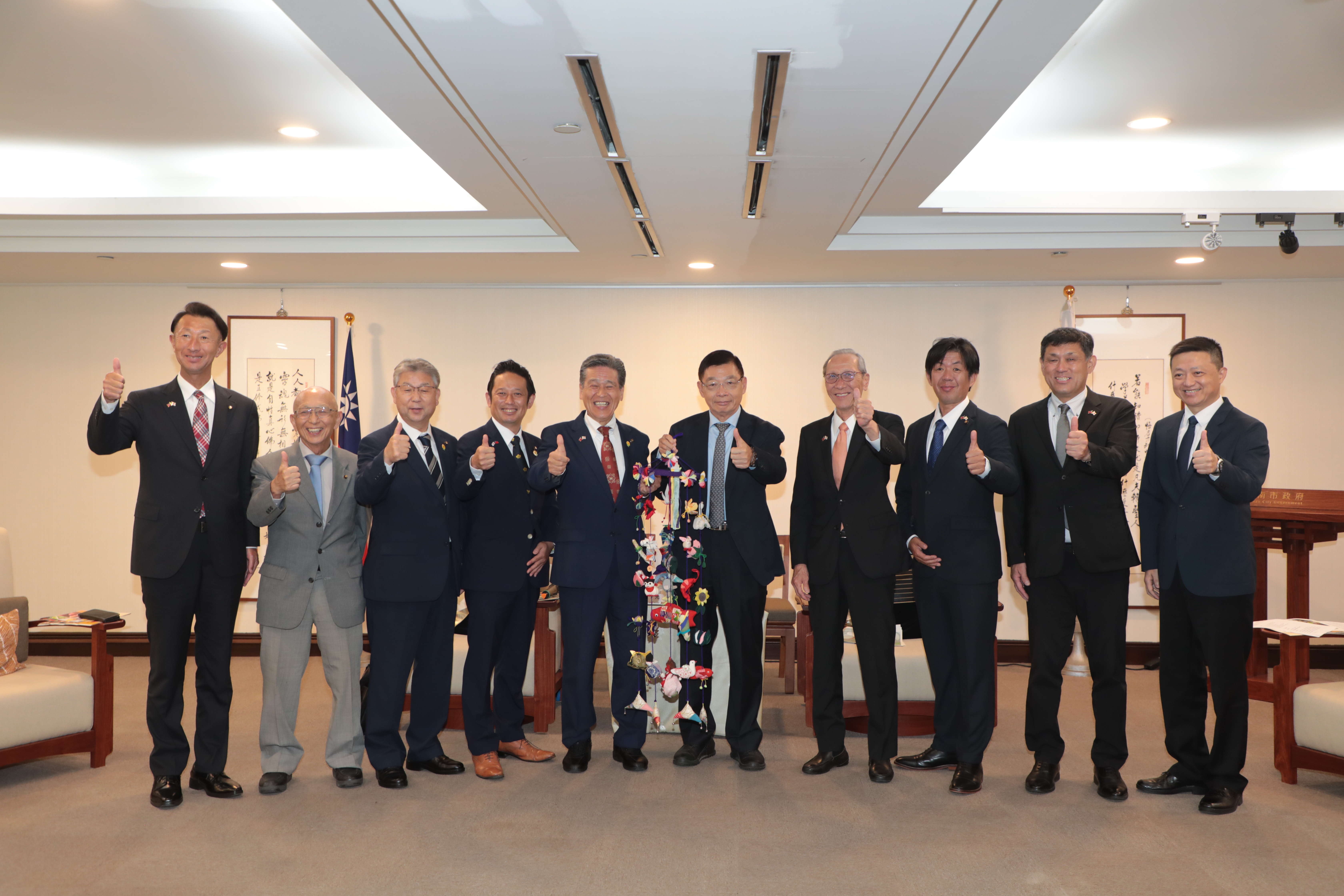 日本那珂市先﨑光市長訪台南市 盼深化兩市友好關係