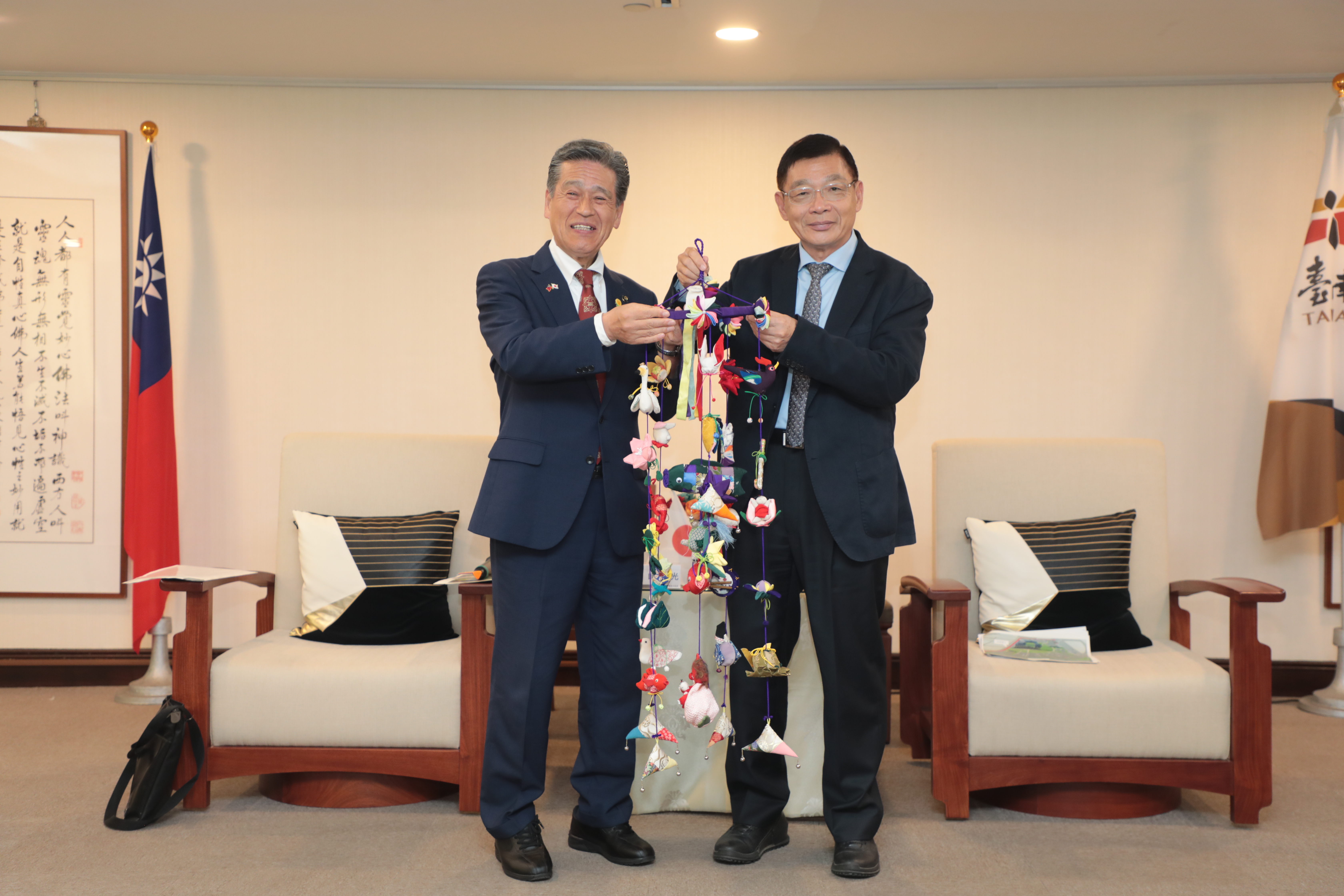日本那珂市先﨑光市長締盟兩週年再訪 盼持續深化兩市友誼