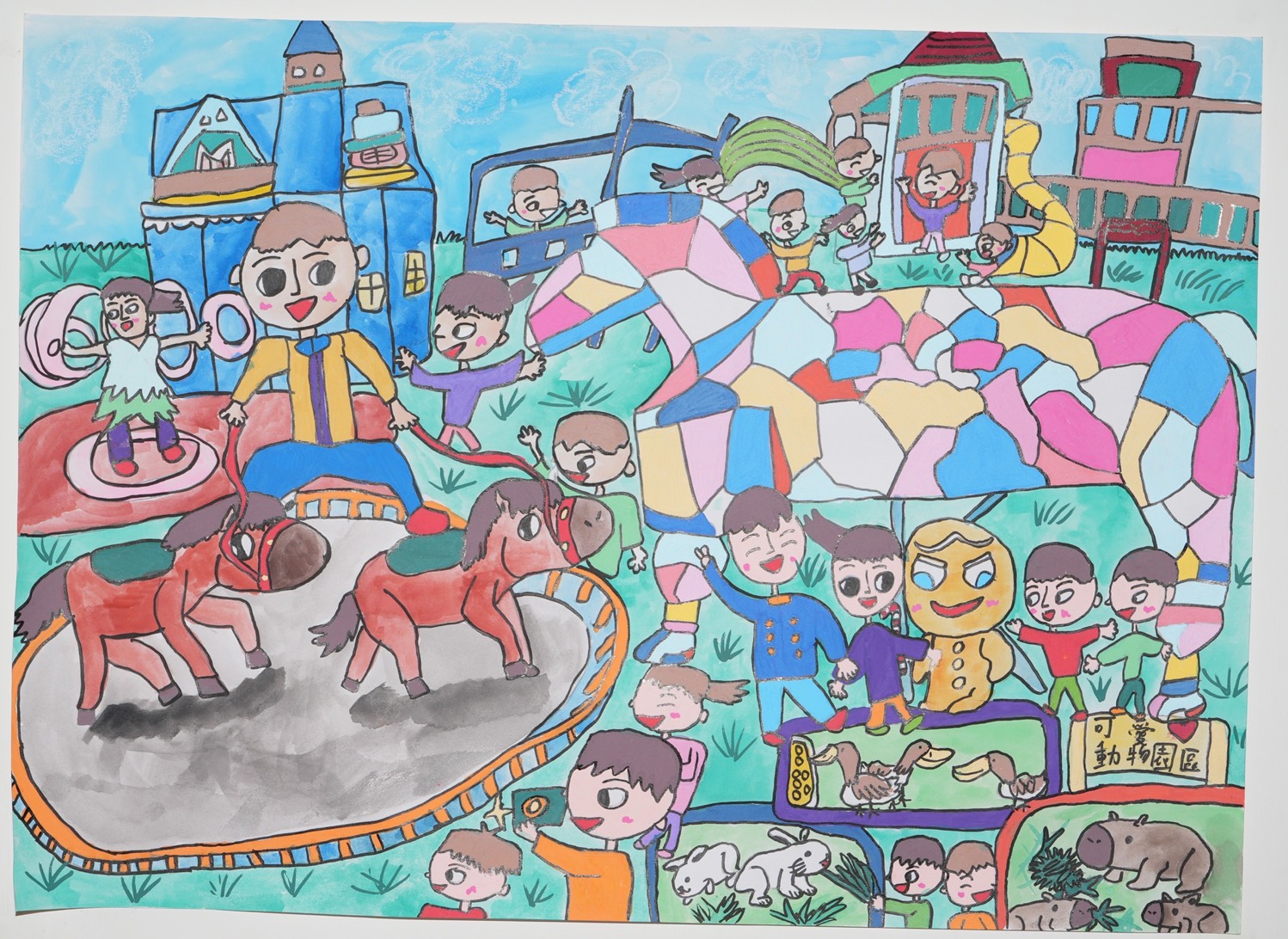 第41屆生達兒童寫生賽   畫筆描繪農場風情展現新世代童趣創意