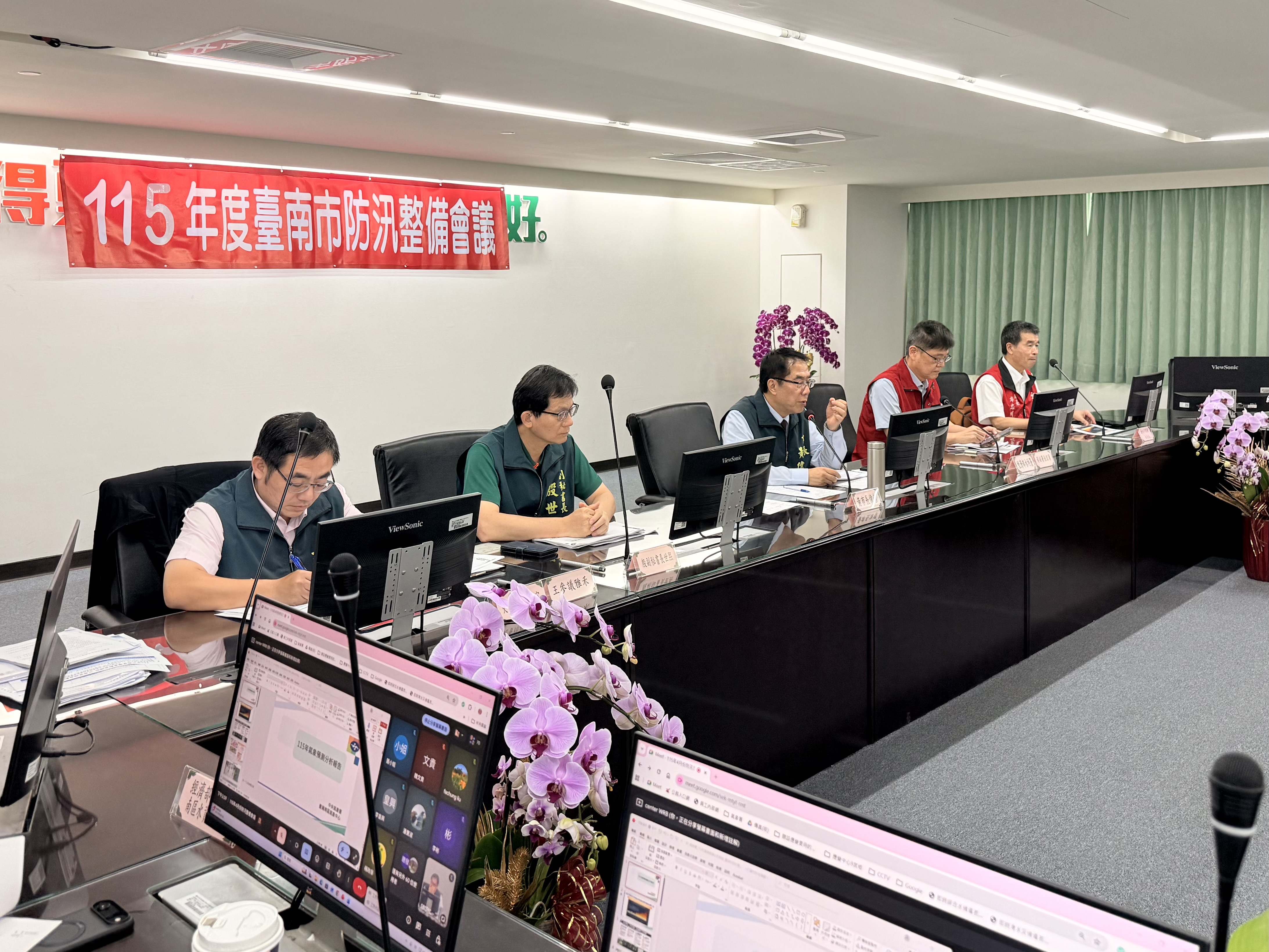 黃偉哲市長指示加強台南市水利建造物體檢，確保汛期正常運作
