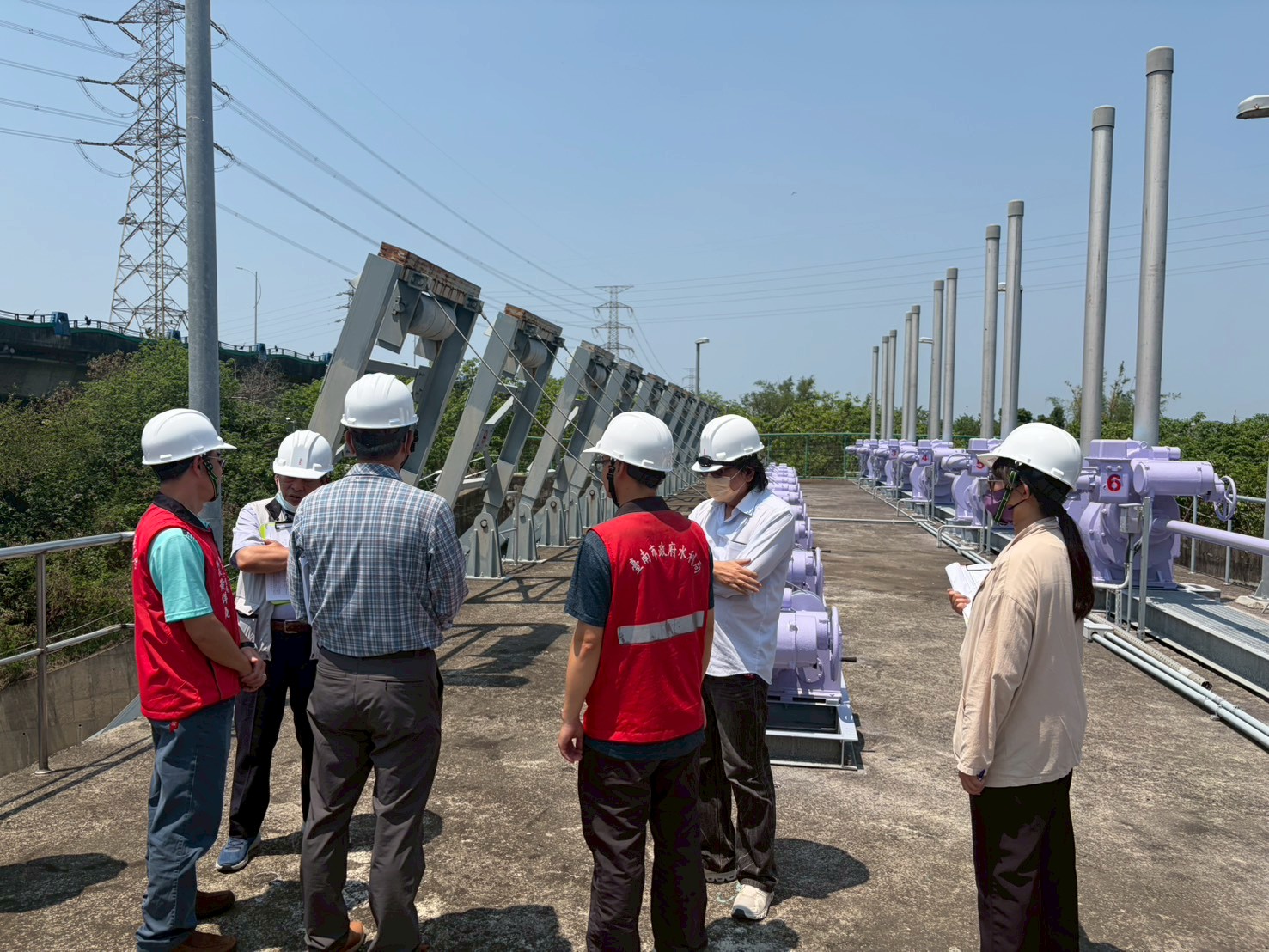 因應汛期到來  黃偉哲市長指示加強水利建造物體檢  確保汛期正常運作