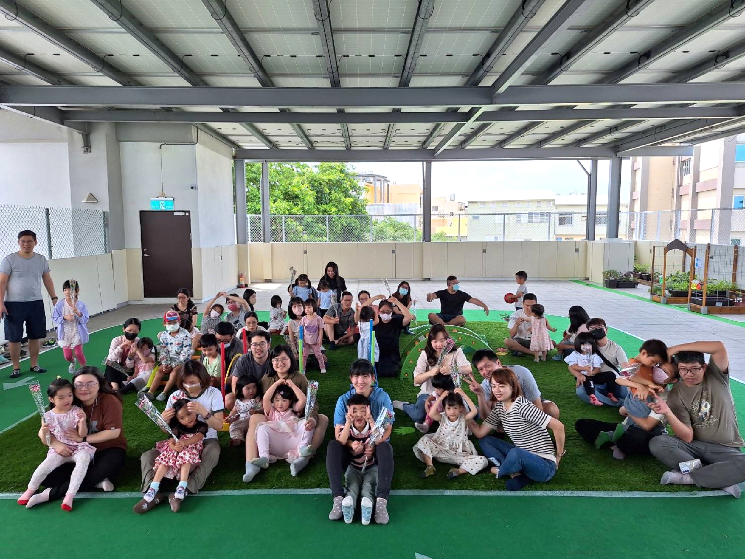 台南市北區親子館母親節啟用「幸福遊花園」 打造親子共遊新空間