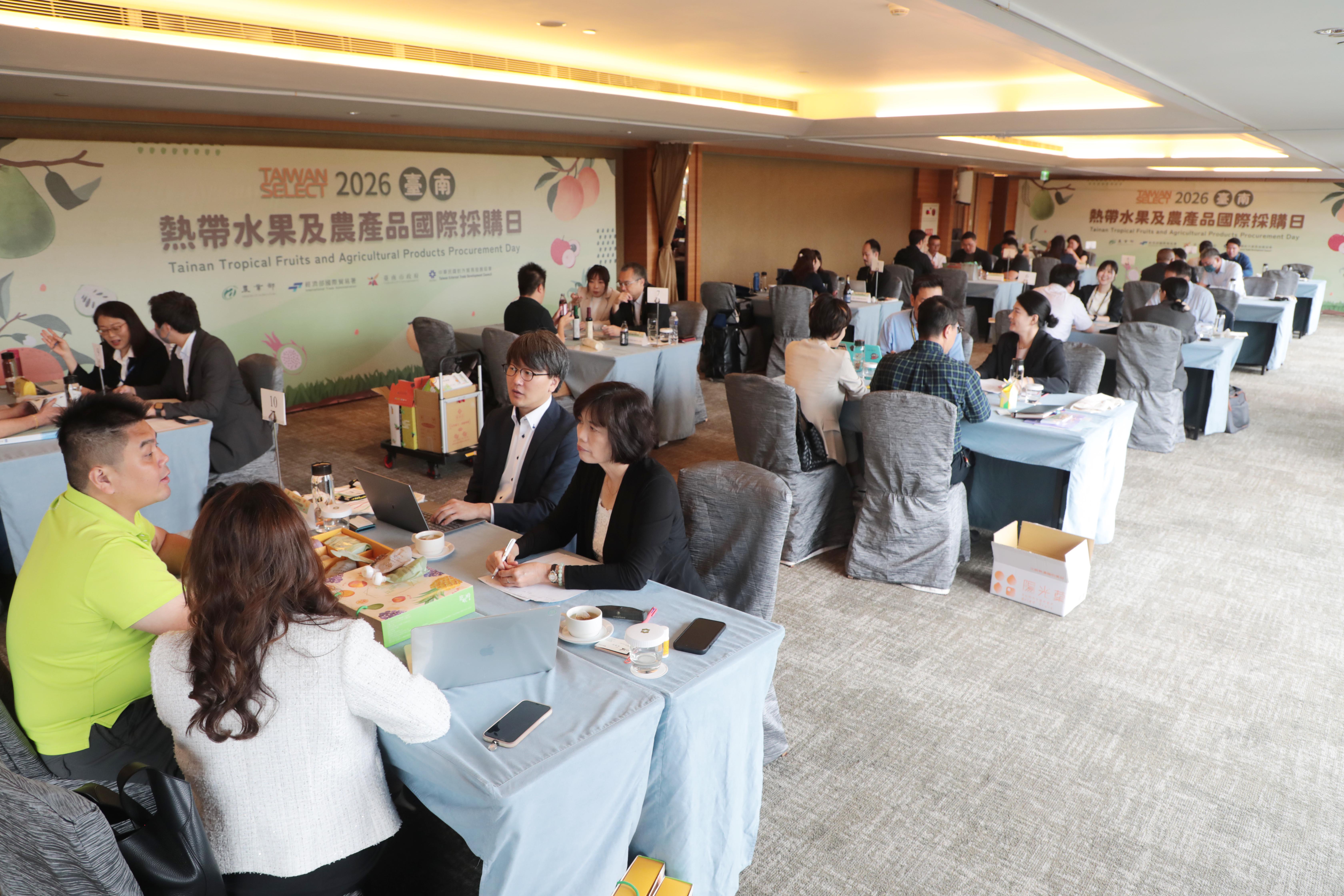 台南熱帶水果採洽會登場 黃偉哲力推優質農產拓展海外市場
