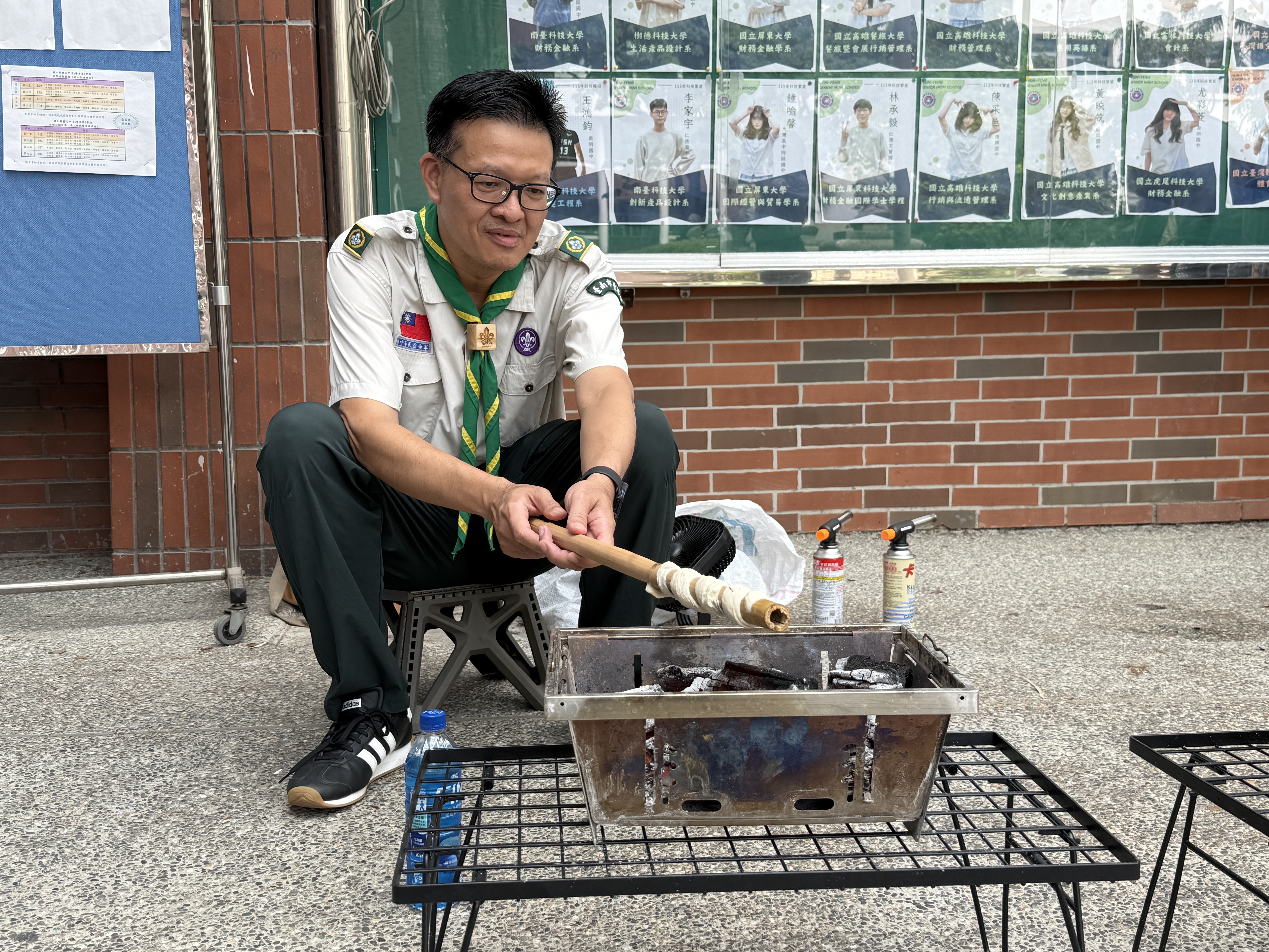幼童軍齊聚新豐高中舉行聯團示範團集會，扎根生活素養與實踐力